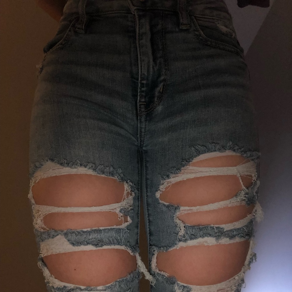 American Eagle Ripped Jeans (next level stretch)